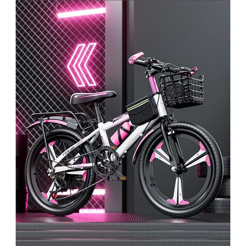 Children's Carbon Steel Frame Soft Seat Bicycle Single Speed Shifter Bike 20 Inch