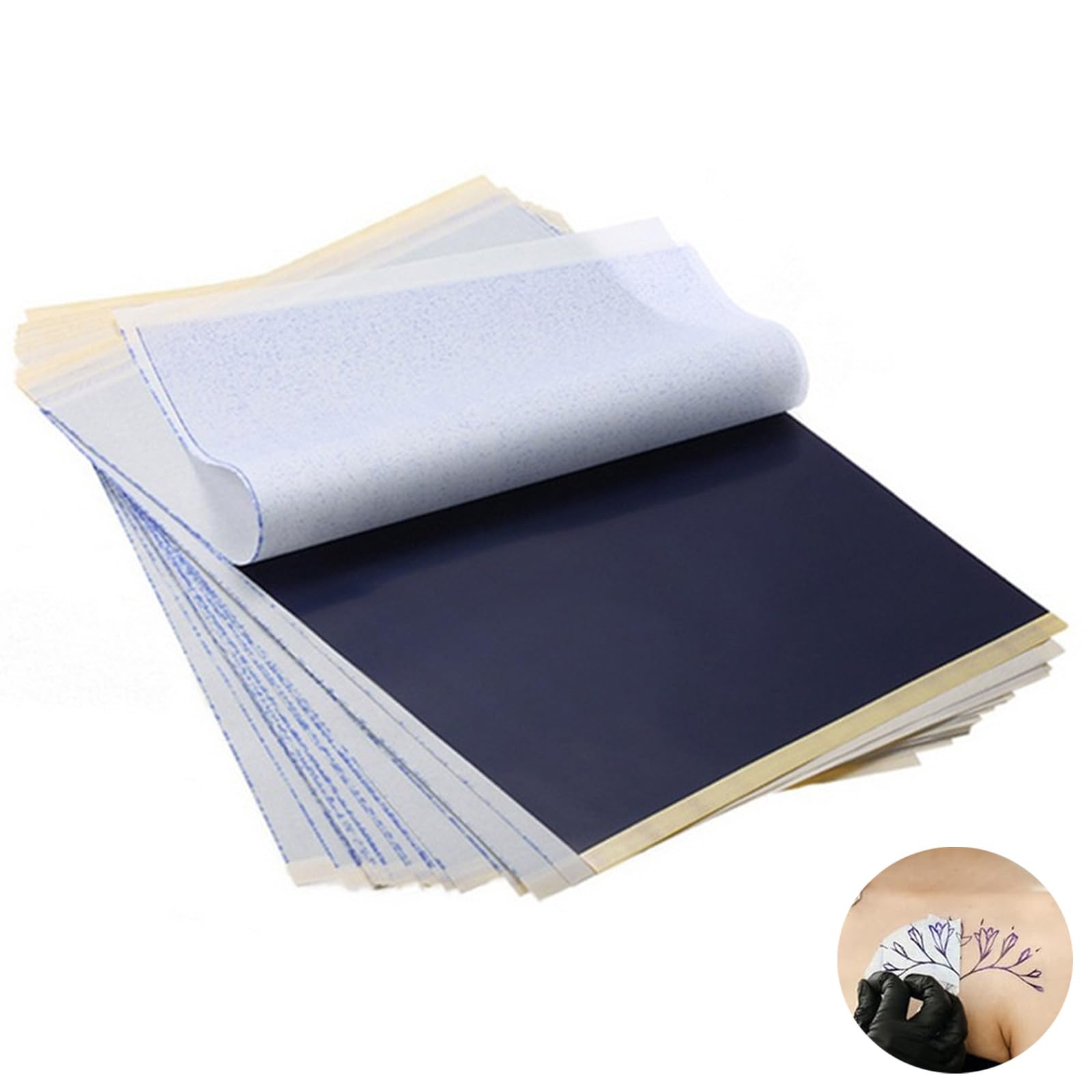 Buy 23 Sheets Tattoo Transfer Paper,4 Layers Tattoo Stencil Paper