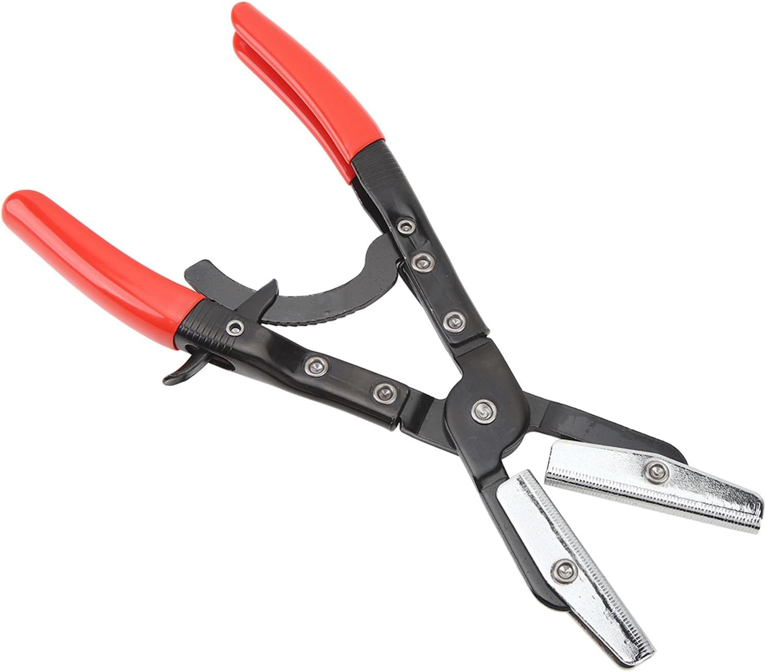 3Pcs Hose Clamp Line Pliers Set, Adjustable Hose Pinch Off Pliers with Anti Slip Handle for Automobile Radiator Coolant Fuel Lines, 8in 10in 12in Metal Tube Pincher Tool