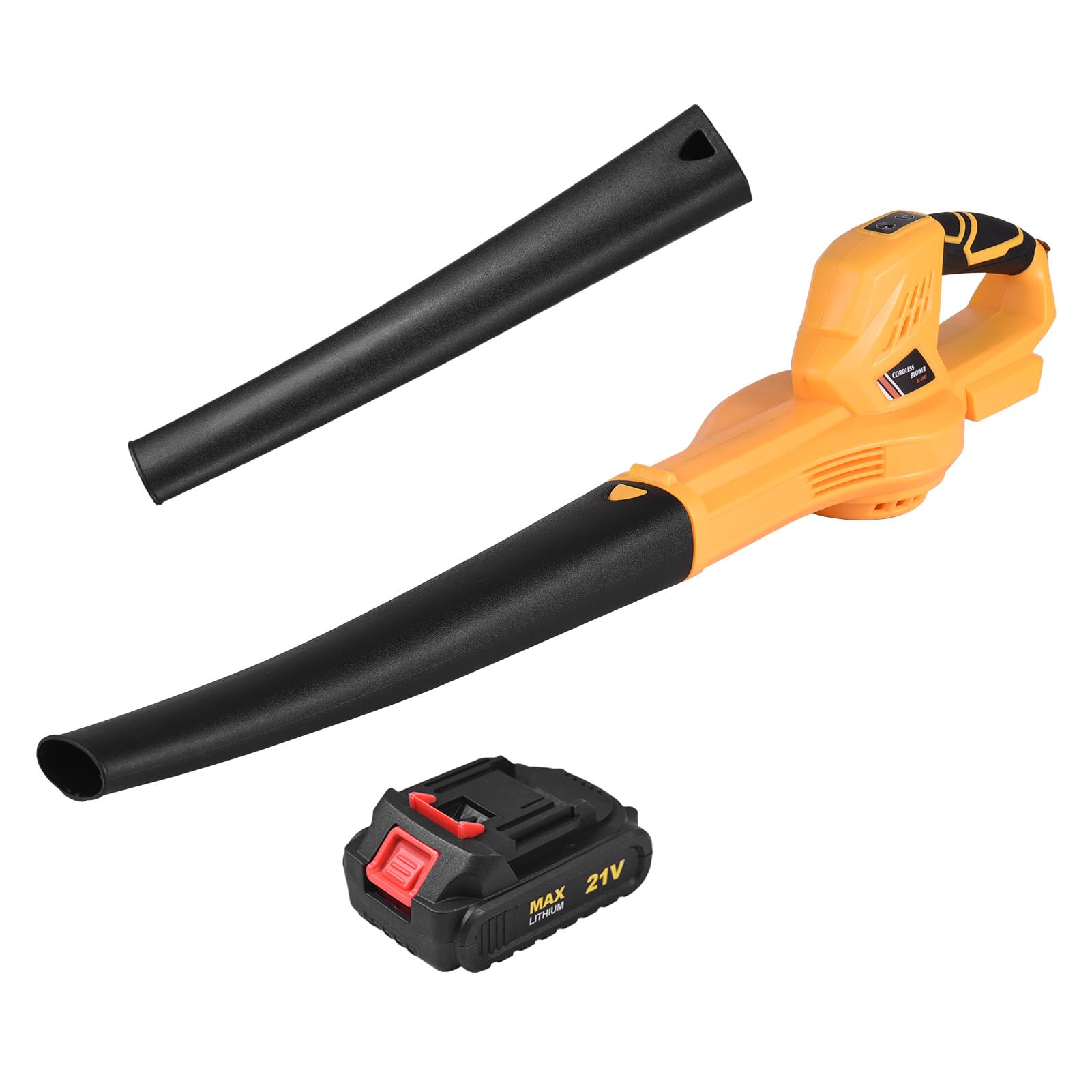 Aoresac Cordless Leaf Blower, 6-Speed Turbo Leaf Blower, 160 MPA Cordless Electric Leaf Blower with 3.0 Ah 3000mAh Battery and Charger, Cordless Leaf Blower for Outdoor Cleaning Lawn Care