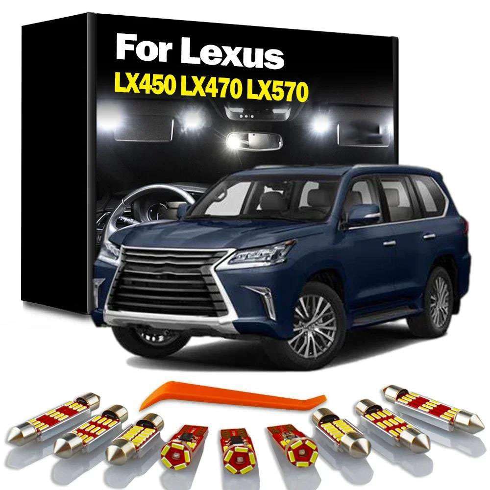 LED Interior Trunk Map Dome Light Kit, For Lexus LX 450 470 570 LX450 LX470 LX570 1996-2020 Car Courtesy Plate Bulb
