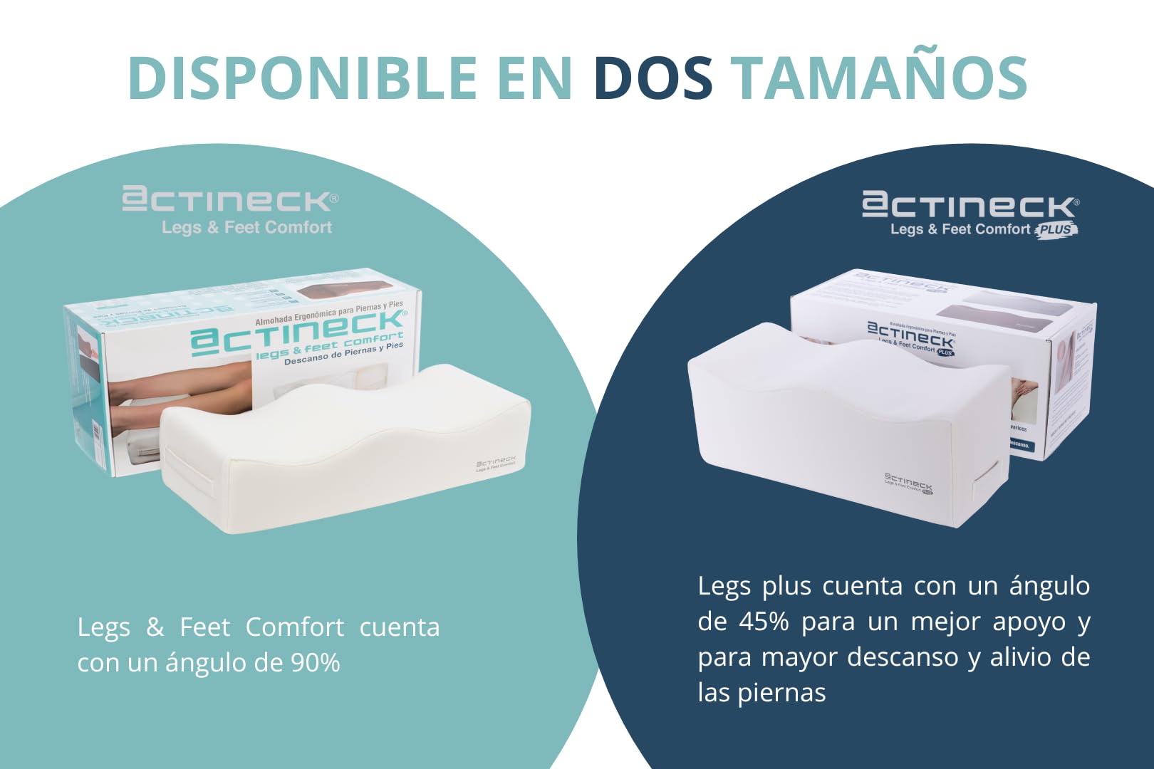 Almohada para Piernas con Varices - Cojin reposapiernas, dolor de espalda y rodillas, cuña para piernas pesadas, mejora la circulación piernas hinchadas, ergonomico, previene retencion de liquidos