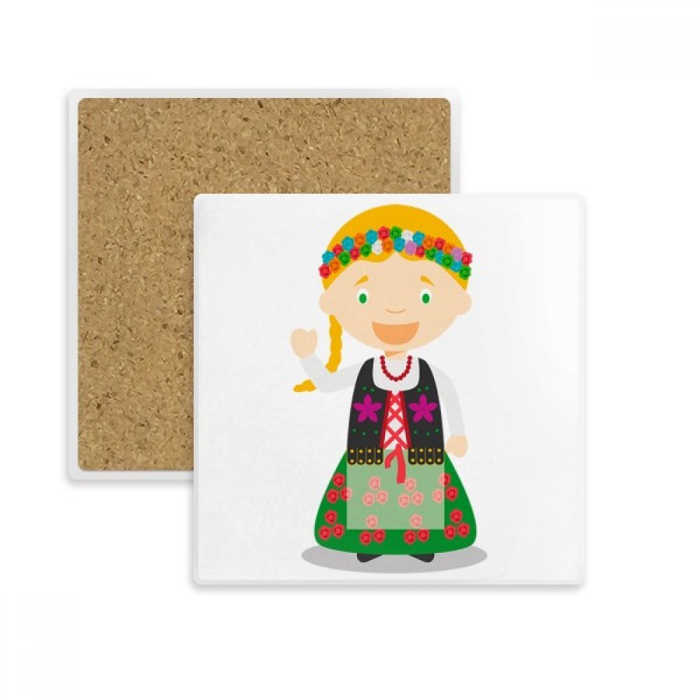 Coaster Pologne Cartoon : Fini les Taches, Pierre Absorbante Tasse