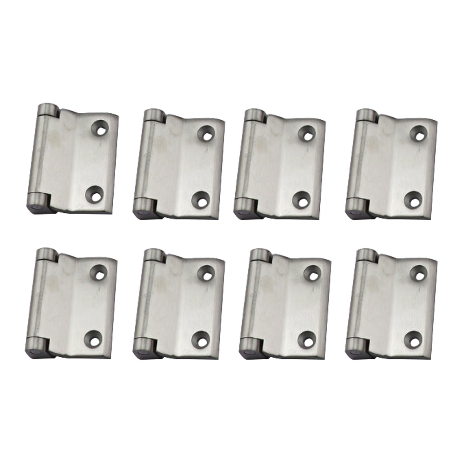 Bisagra de puerta acero inoxidable 304 alta resistencia, 4,5/6 mm espesor, bisagra industrial carga, acabado cepillado for puertas pesadas(S)