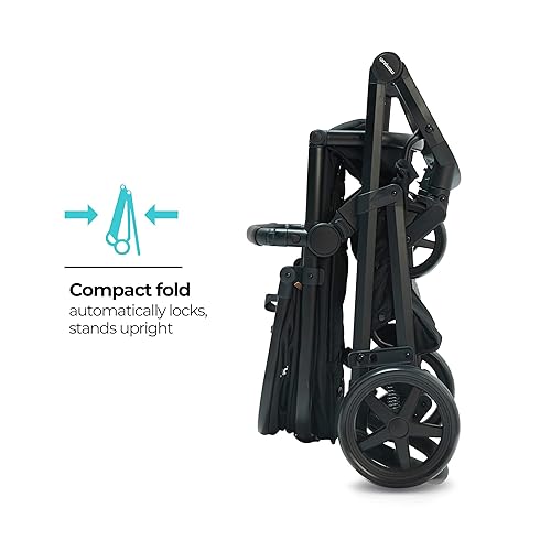 Miniatura 6 de Mompush Meteor 2 - Cochecito de bebé 2 en 1 con modo moisés, compatible con asiento de automóvil infantil, adaptador incluido, combo de cochecito de