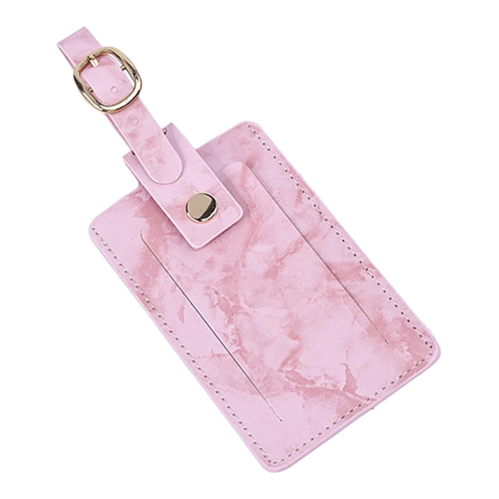 Passport Cover and Luggage Tag Set Travel for Unisex Registration Plate Pink-image-48