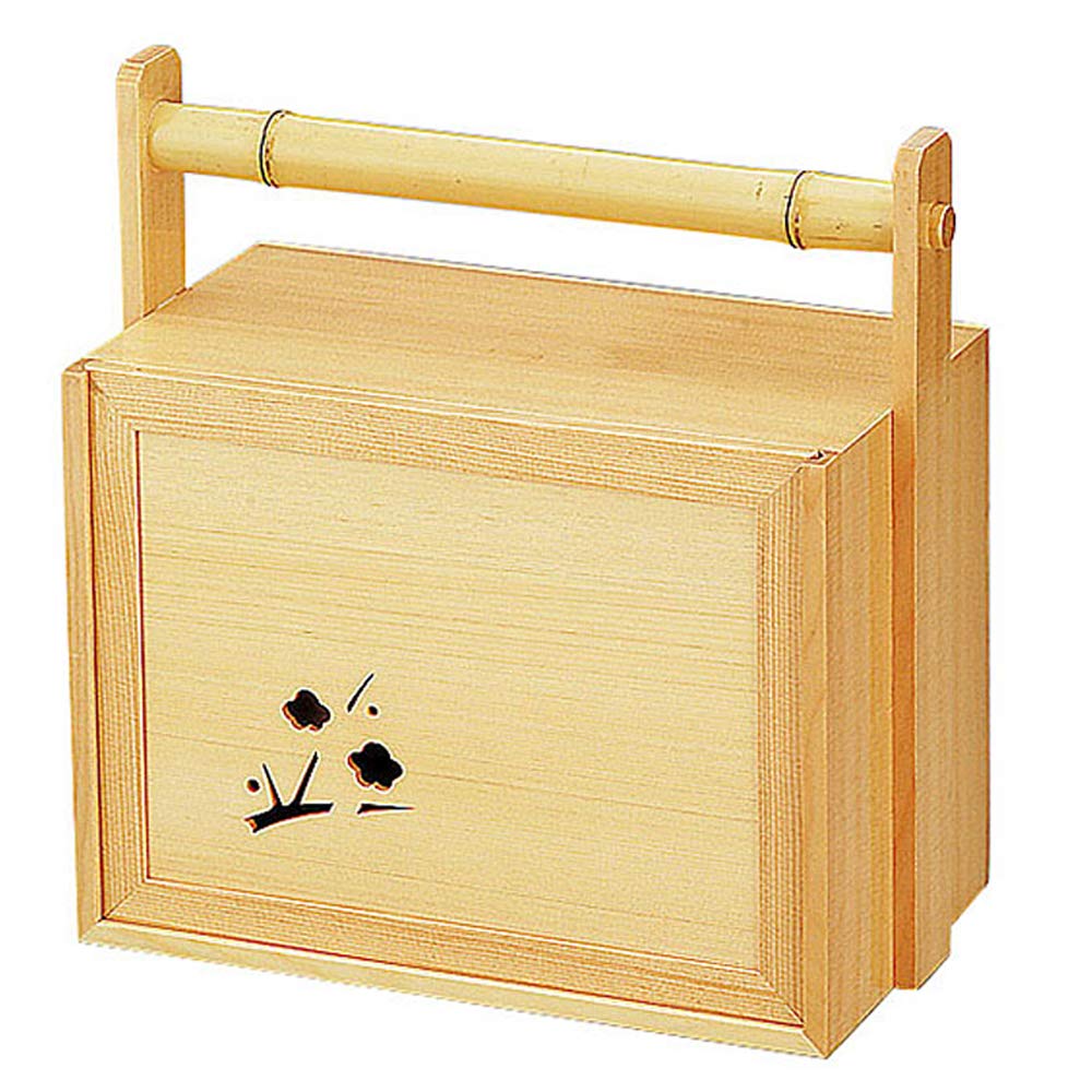 Amazon | 檜・岡持弁当 (透かし有) [ 約30 x 16.6 x H30.2cm ] 【 弁当