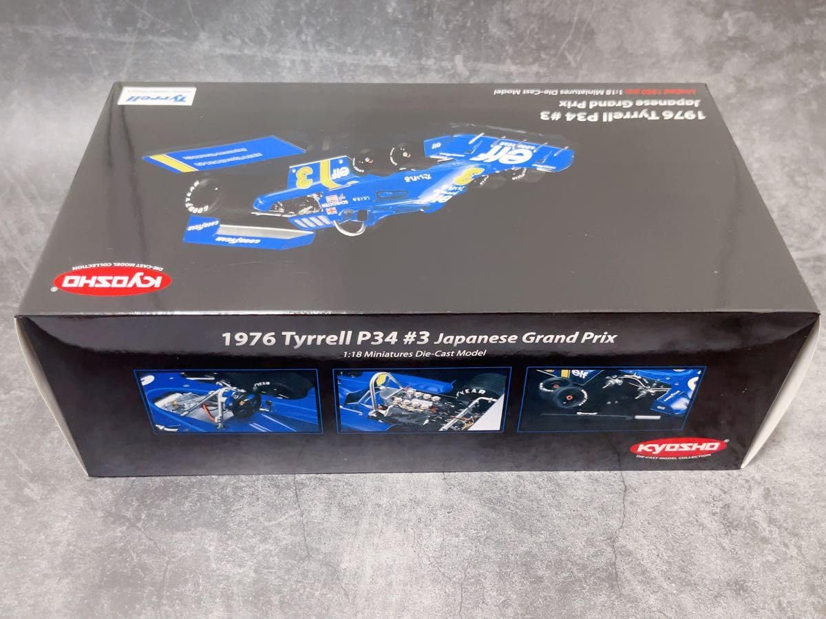 Kyosho 118 Tyrell P34 1976 Japan GP Fuji Speedway #3 J. Schecter