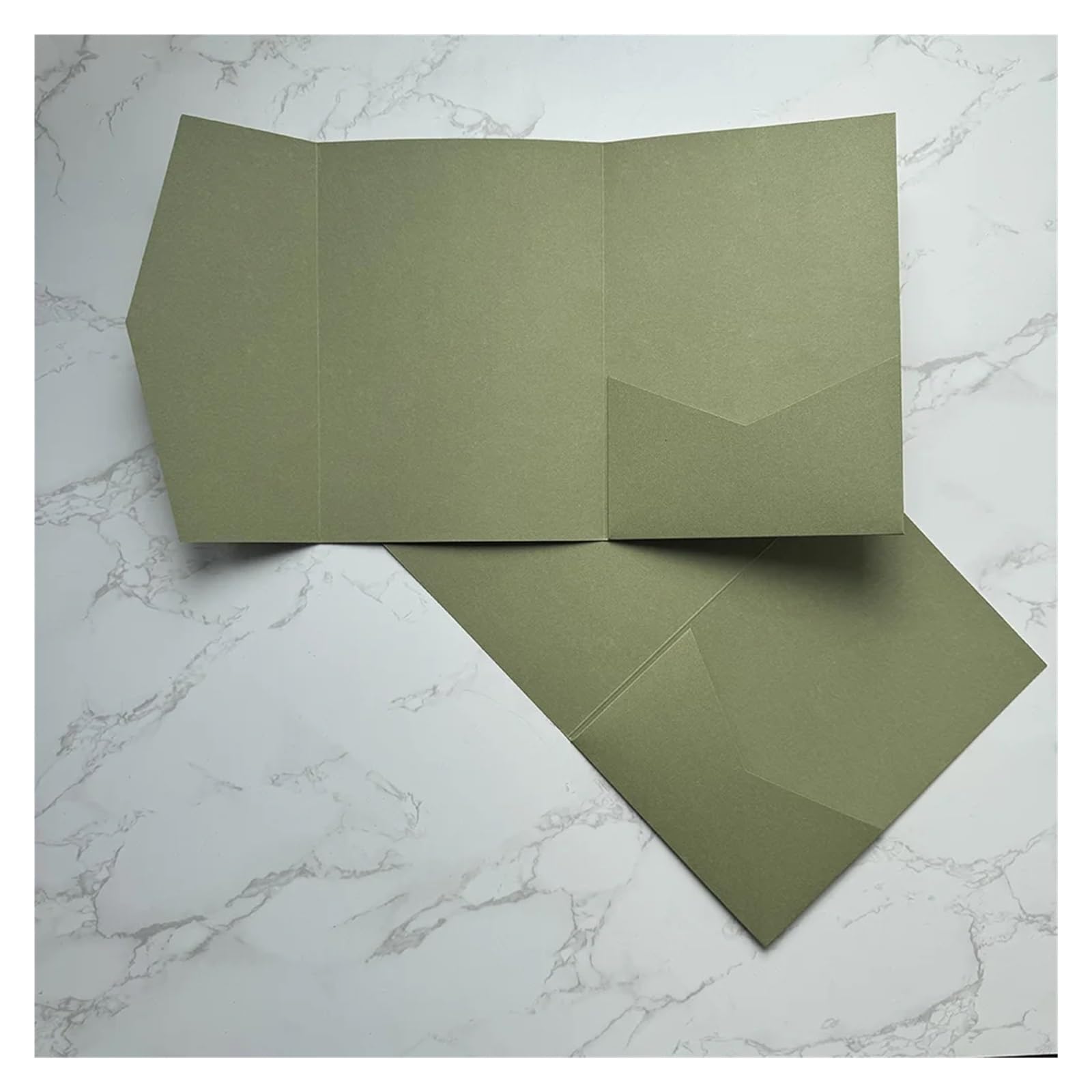 Koperta, Koperta pusta kieszonkowa karta zaproszenie DIY papier ślubny wielokolorowy 25szt(Pearl Ivory)