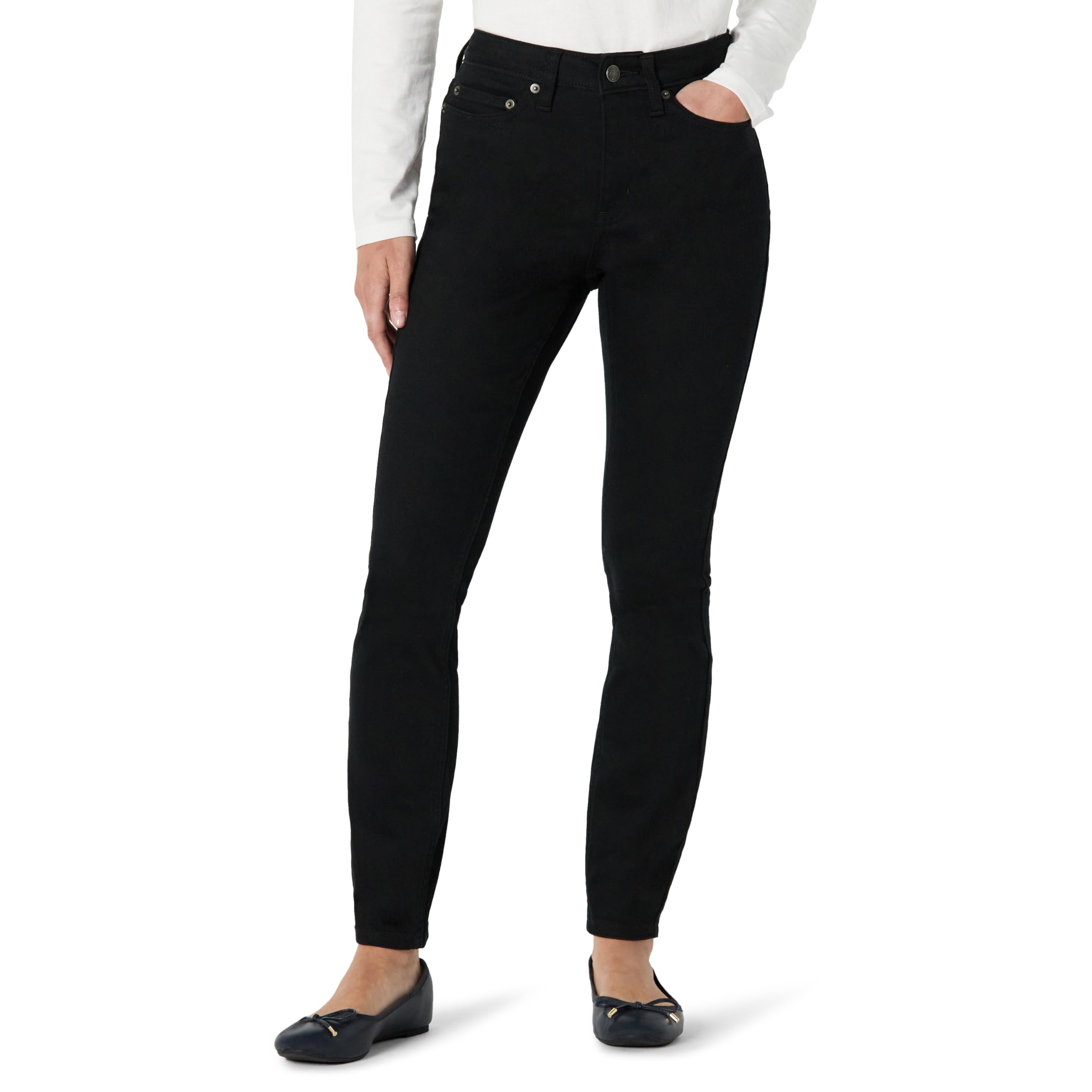 Amazon Essentials Womens High Stretch Mid-Rise Skinny Jean