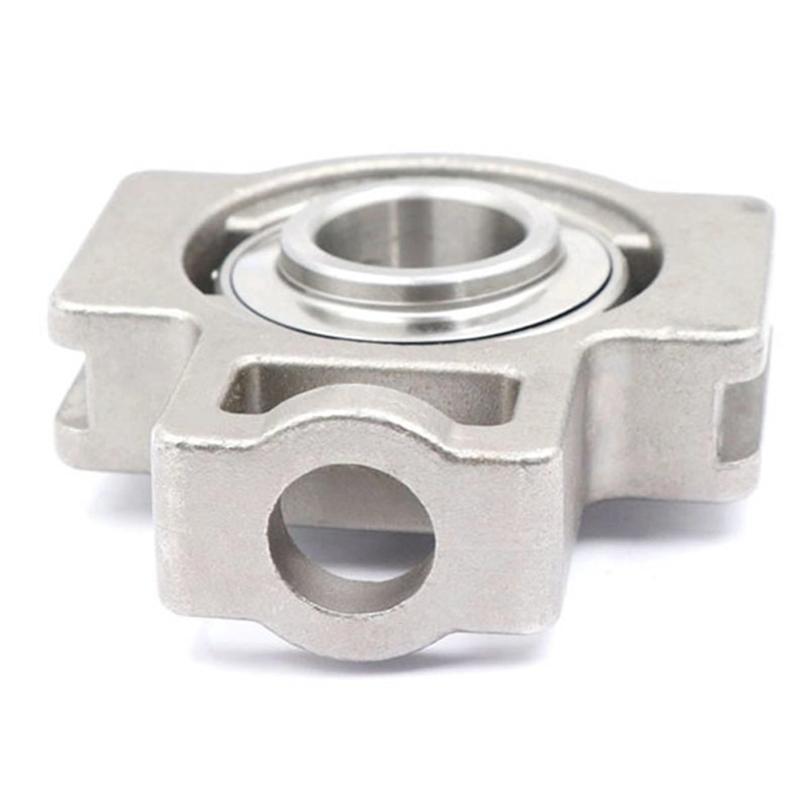 TSWASWUGP 1PCS 304 Stainless Steel Vertical Outer Spherical Bearing Base SUCT207 Insert