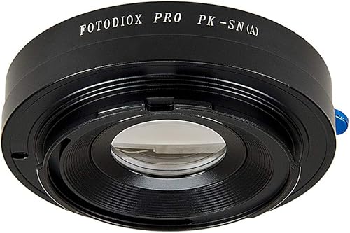 Miniatura 3 de Fotodiox Adaptador de montaje de lente compatible con lentes SLR Pentax K Mount (PK) a Sony Alpha A-Mount (y Minolta AF) cuerpo de cámara SLR