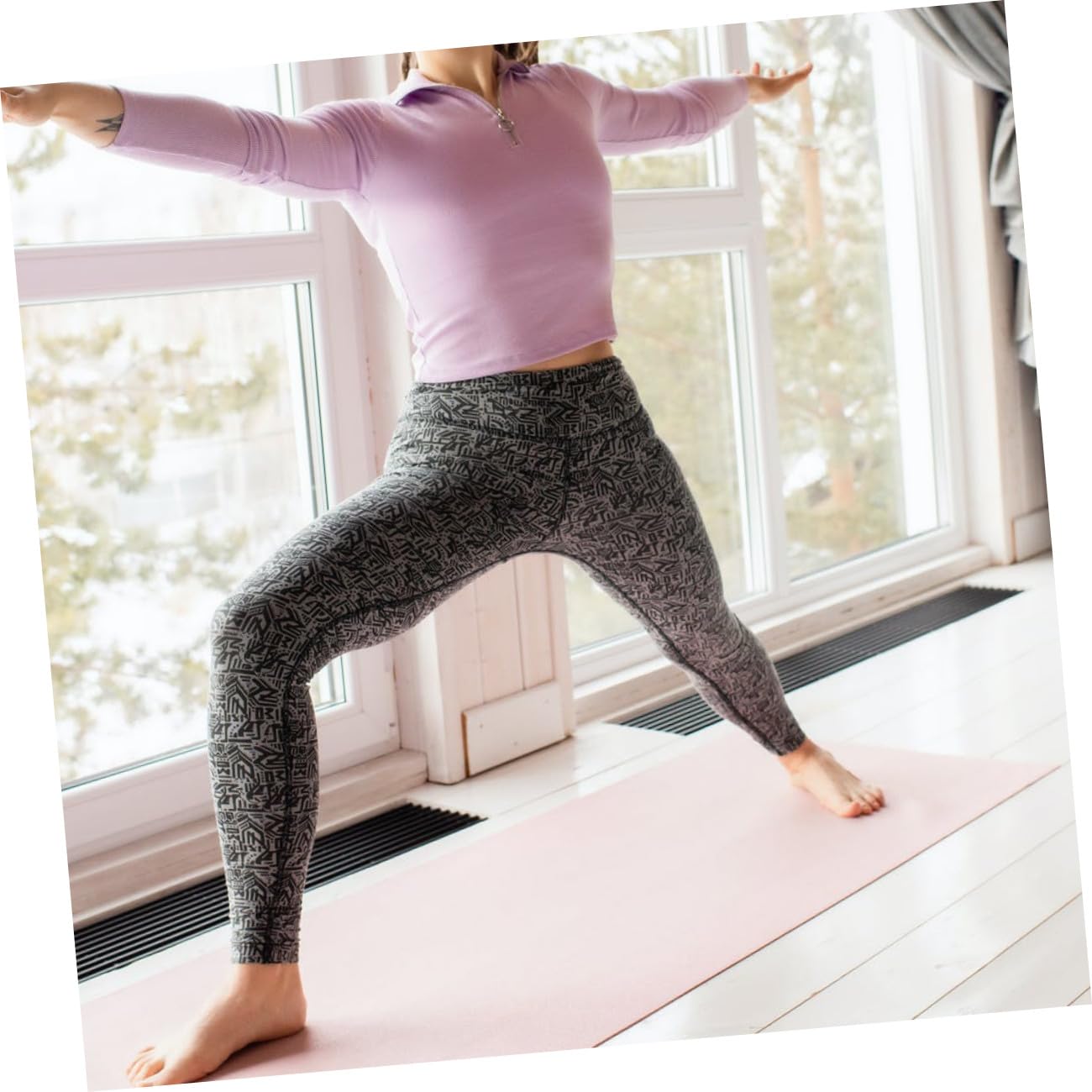 TOYANDONA Esterilla de Yoga Gruesa de Nbr Esterilla Antideslizante para Pilates Cojín de Ejercicios para Yoga Casa Color Aleatorio