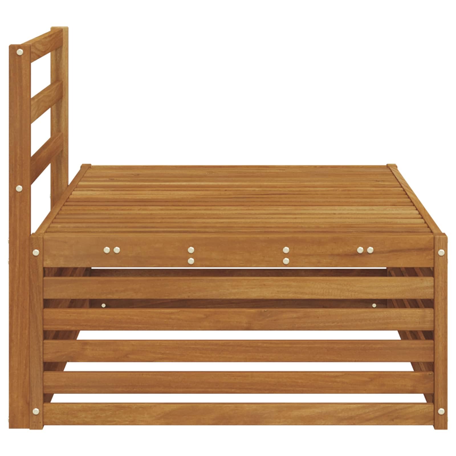 Set di mobili da giardino per esterni, 115 x 83 x 73 cm, in legno massiccio di acacia, resistente alle intemperie, per giardino, terrazza, balcone