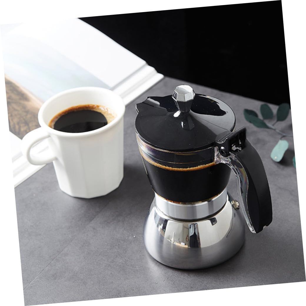 Hemobllo Cafetera Transparente Visible Para Casa Cafetera Espresso Manual De Hervidor De Duradero Para Preparar Café
