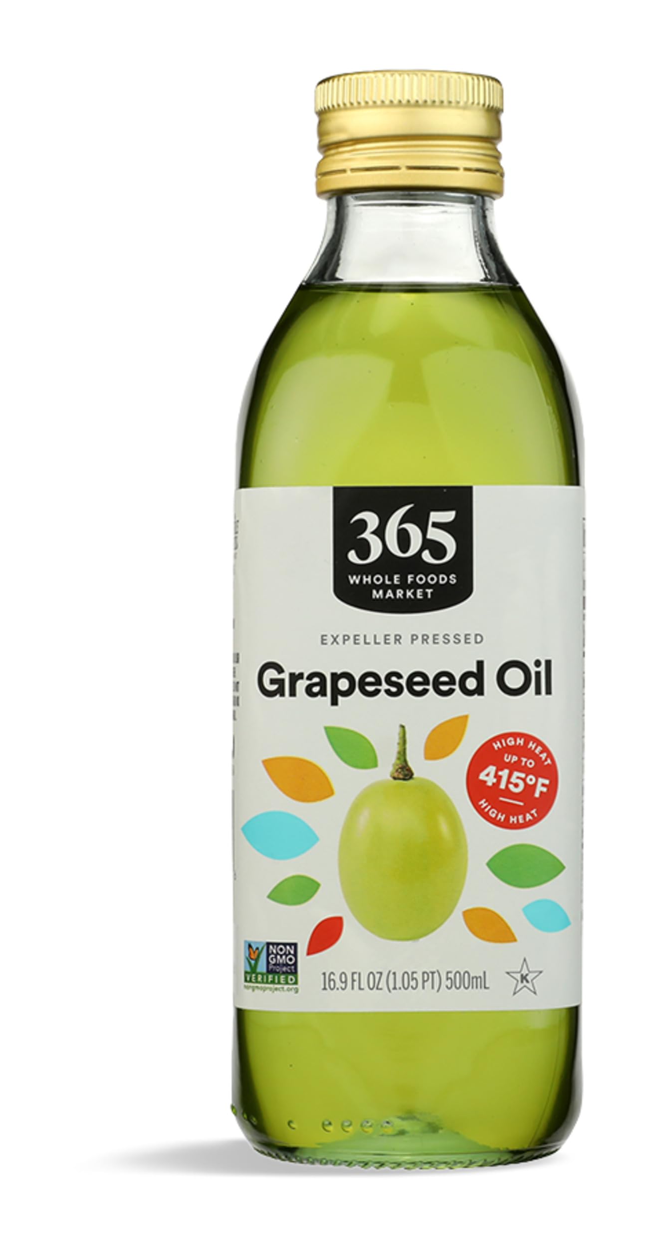 365 by Whole Foods Market Grapeseed Oil, 16.9 FZ