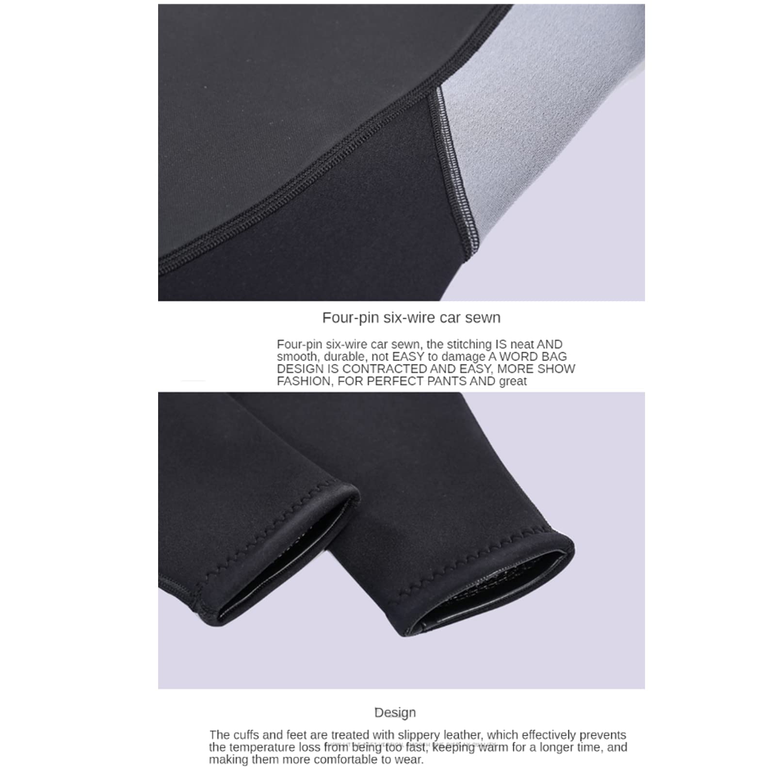 Muta da Sub Muta all-in-One da 3 Mm in Neoprene Premium Ad Alta Elasticità Tuta da Snorkeling da Surf per Adulti