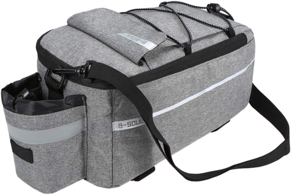 Bicycle Bag Cycling Insulated Trunk Saddle Bag Waterproof Bike Rear Rack Storage Reflective Bicycle Pannier Shoulder Bag