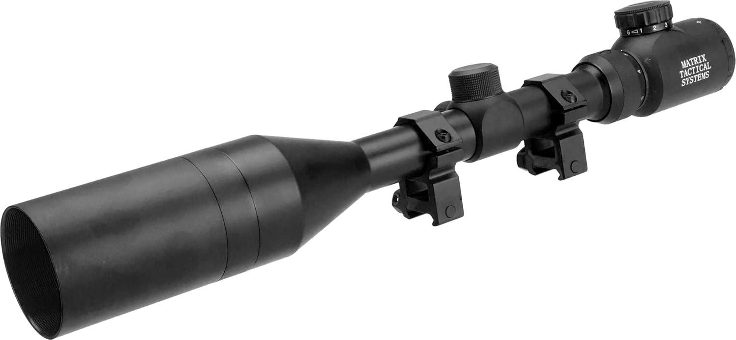 Evike Airsoft - Matrix 3-9x50 Illuminated Reticle Sniper Scope (Color: Black)
