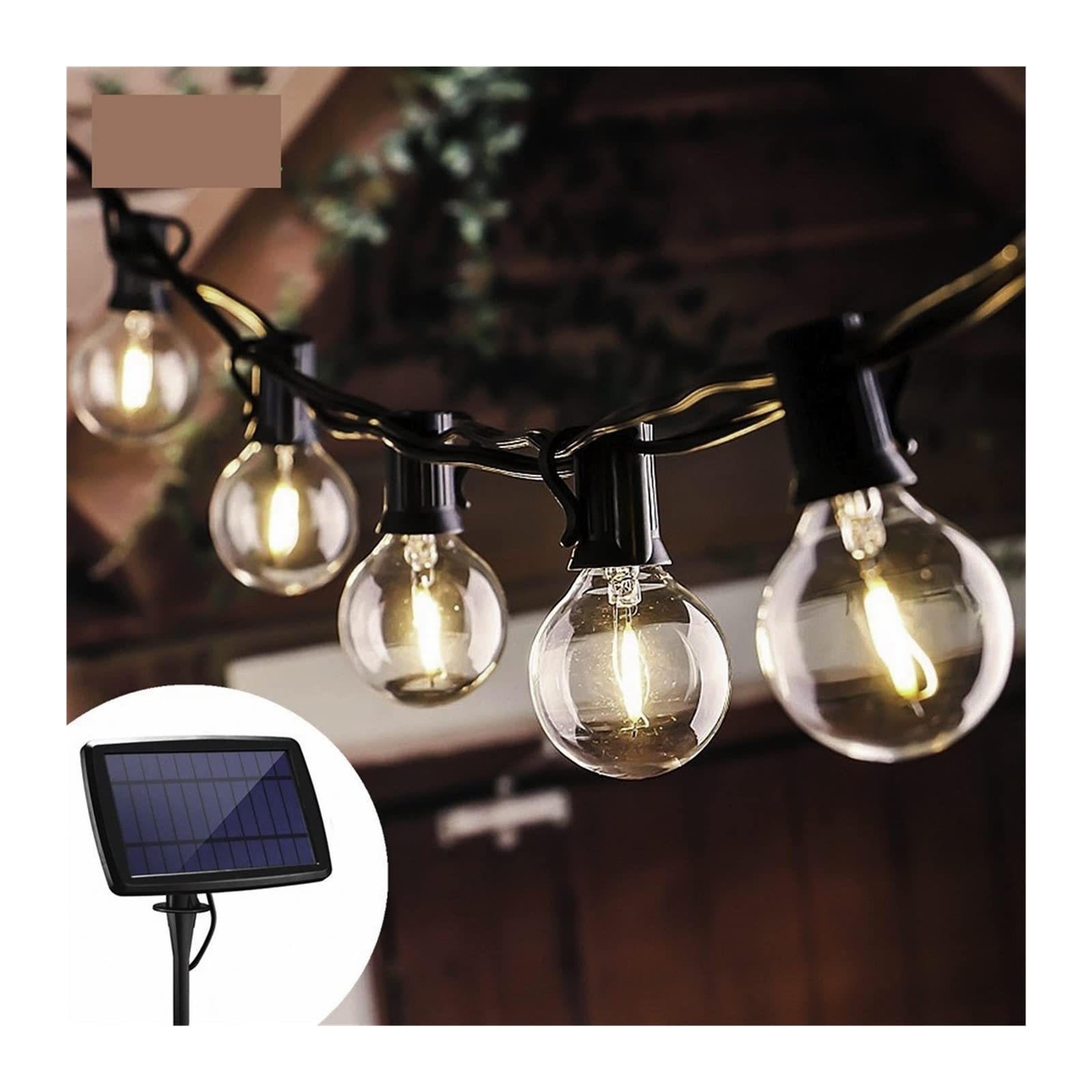 Lampy solarne do ogrodu zewnętrznego Światła słoneczne Outdoor Garden Lampa słoneczna do dekoracji na zewnątrz Żarówka z panelem słonecznym Dekoracje ślubne Oświetlenie kempingowe Na patio, podwórko,