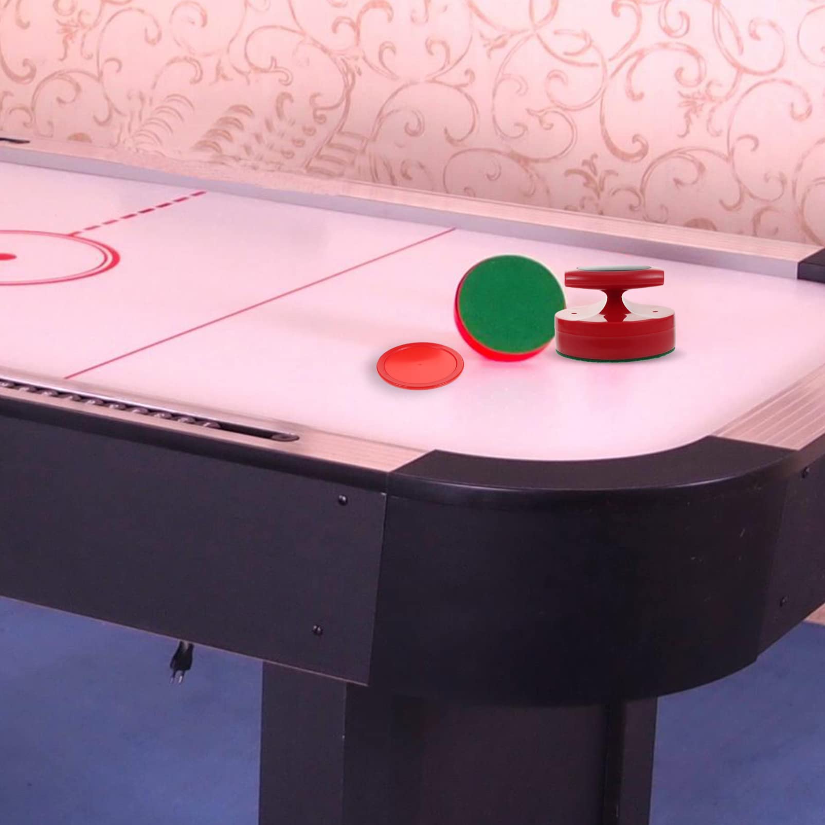 ibasenice 94mm Air Hockey Pushers Replacement Parts for Hockey Machine Paddles Accessories