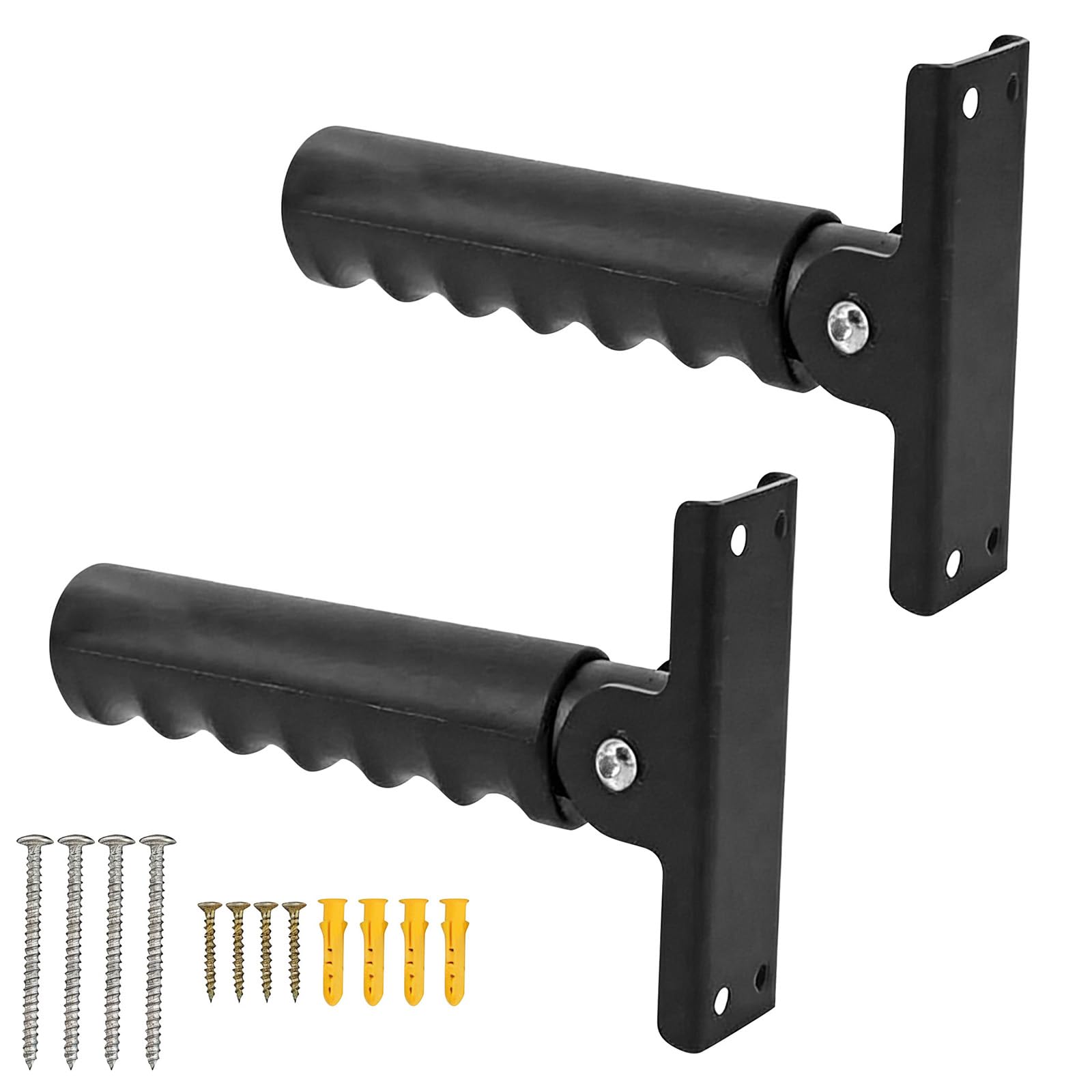 2Pcs Multifunctional Stair Assist Grab Rod Practical Handle Nonslip Doorway Flipping Assist Handle Utility Handrail for Steps/Stairs/Doorways