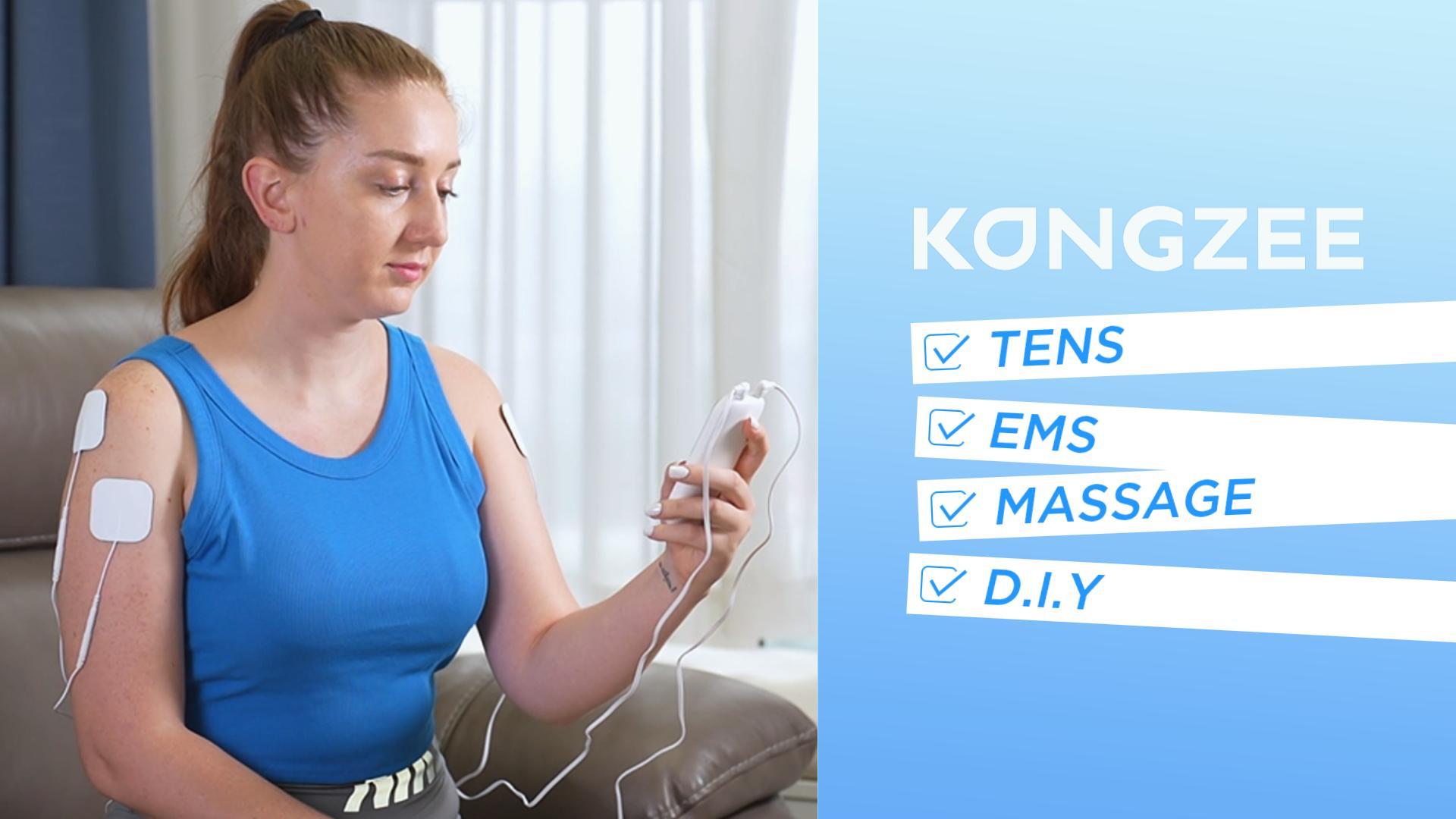 ★★deps　EMS-60ML ENTRY　MODEL　美品★★ KONGZEE 4 in 1 D.I.Y & Tens Unit EMS Massager Electrode Pads