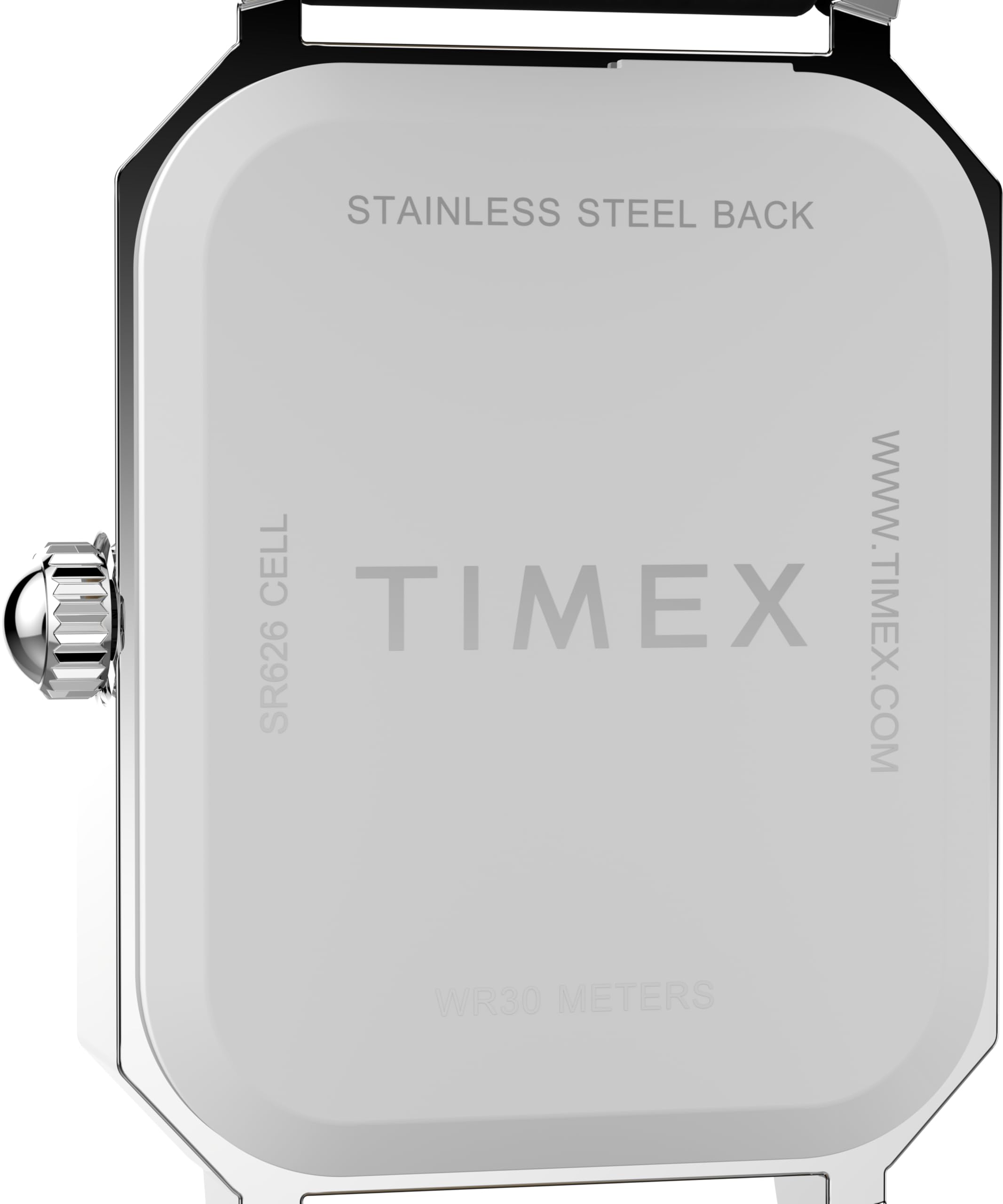 Timex Zegarek Damski Trend 21 mm, Czarny Skórzany Pasek, Biała Tarcza, Srebrna Obudowa TW2Y00800