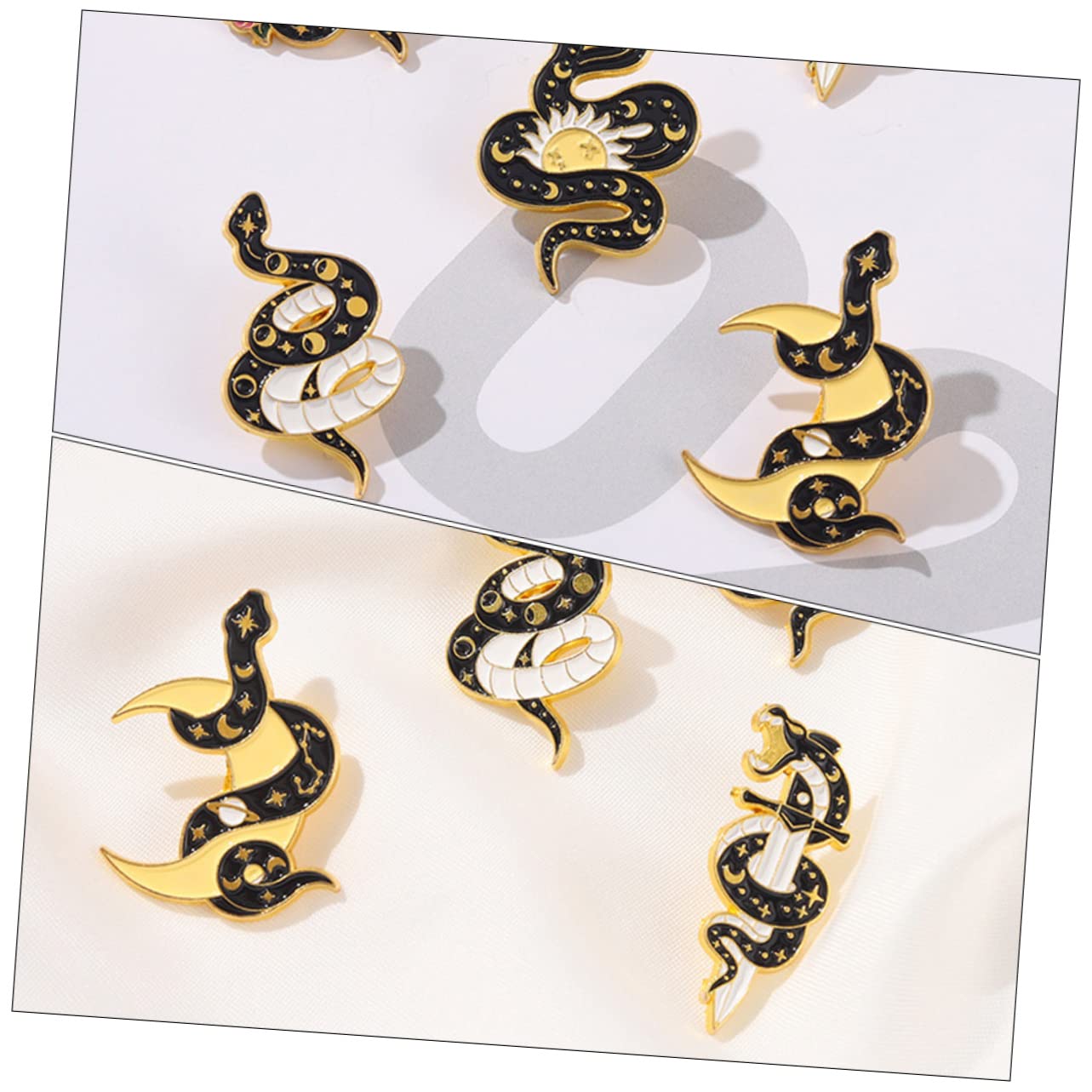 Brosche Boutonniere Pins Anstecknadel Für Schlangenkleidung Zubehör Stift Anhänger Hochzeitslaken Diehochzei Kleidungsverzierung Anzug Reversnadel Legierung