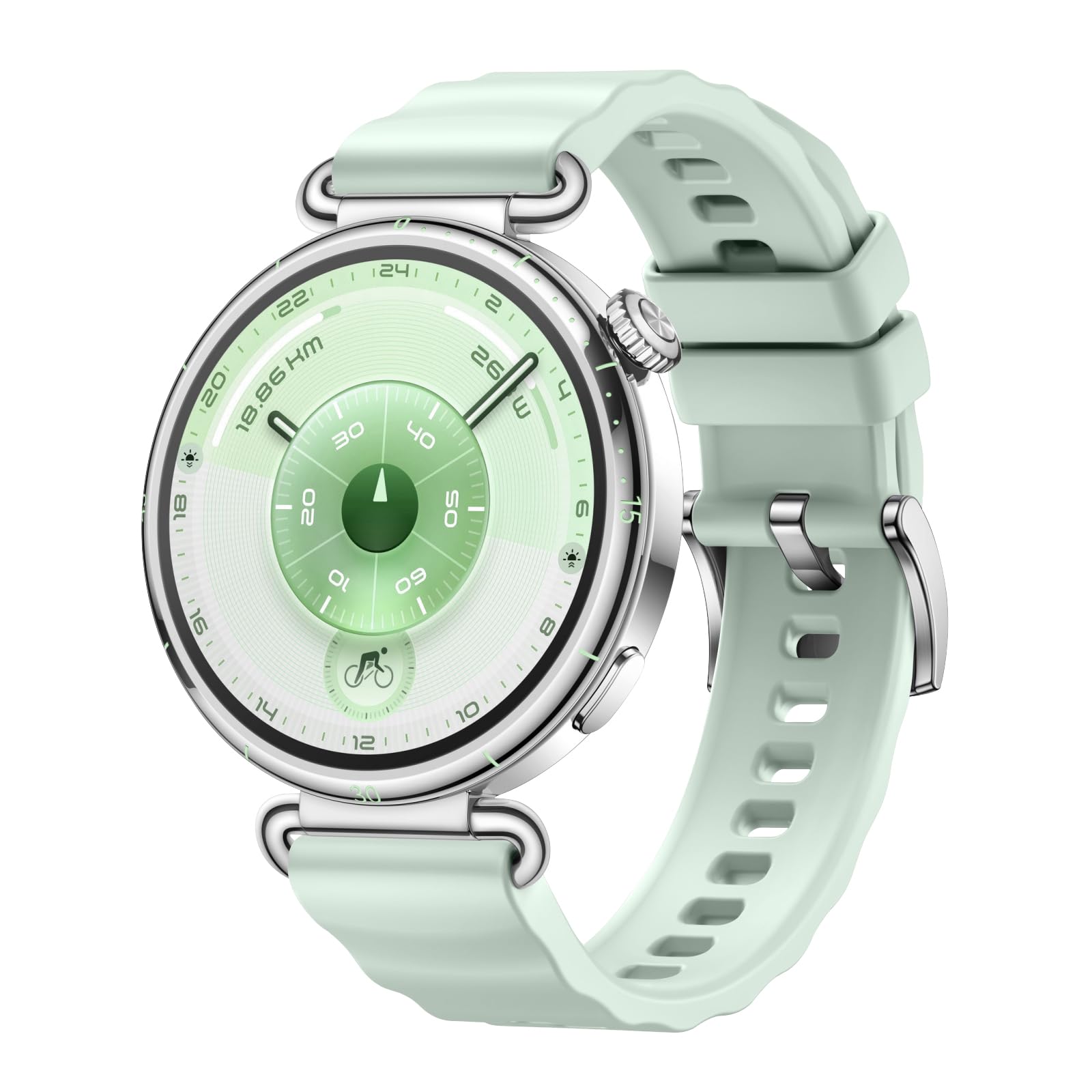 One Click Quick Release 18mm Silicone Watch Band Compatible with Garmin Vivoactive 4S/3S,Venu 3S 2S Venu 4 41mm,Forerunner 255S 265S,Compatible with Huawei Watch GT 6 GT5 GT4 41mm Strap