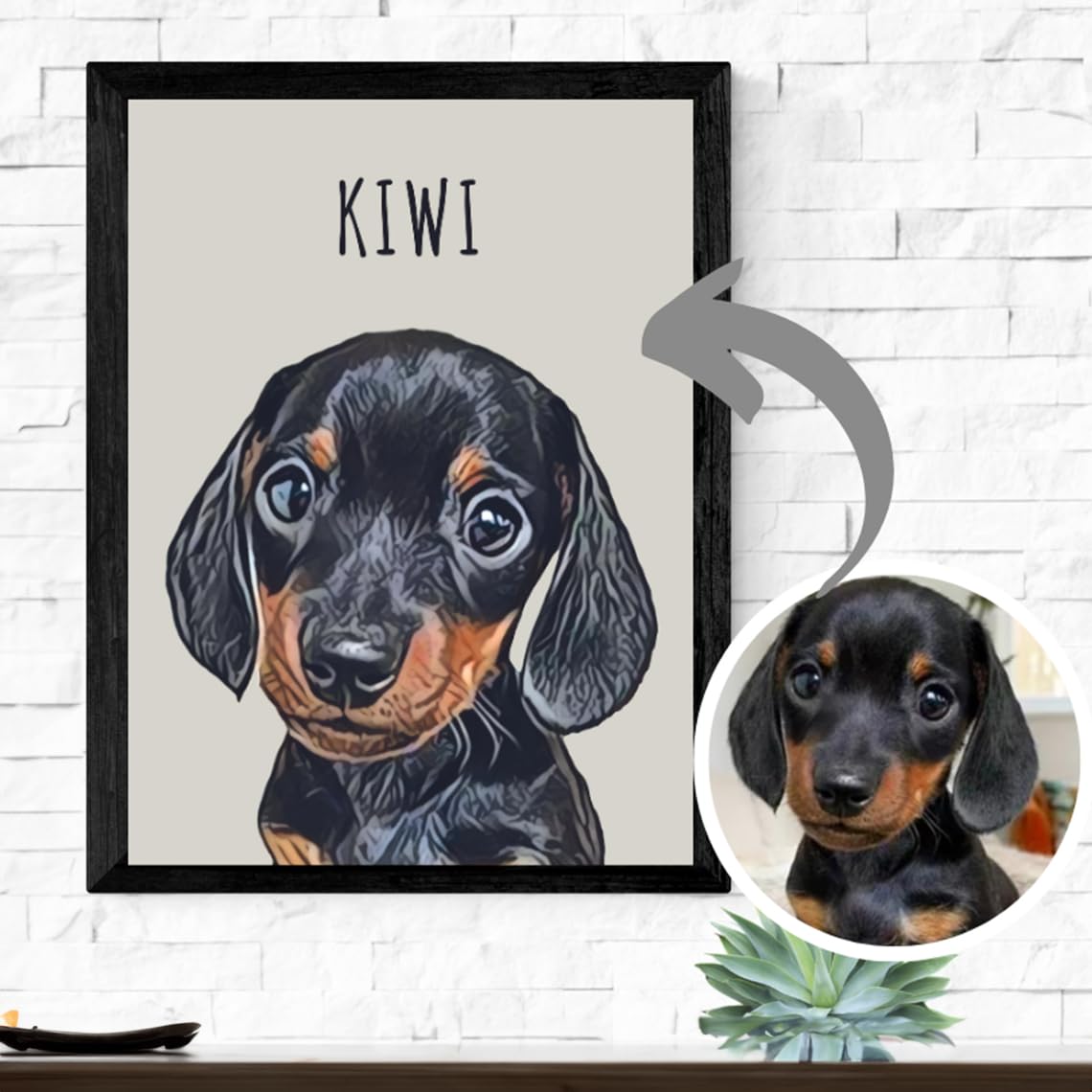 Lienzos con Retratos Personalizados de Perros. Tu Mascota, tu Arte. CREAativa te Ofrece el Regalo Ideal para Amantes de Mascotas.