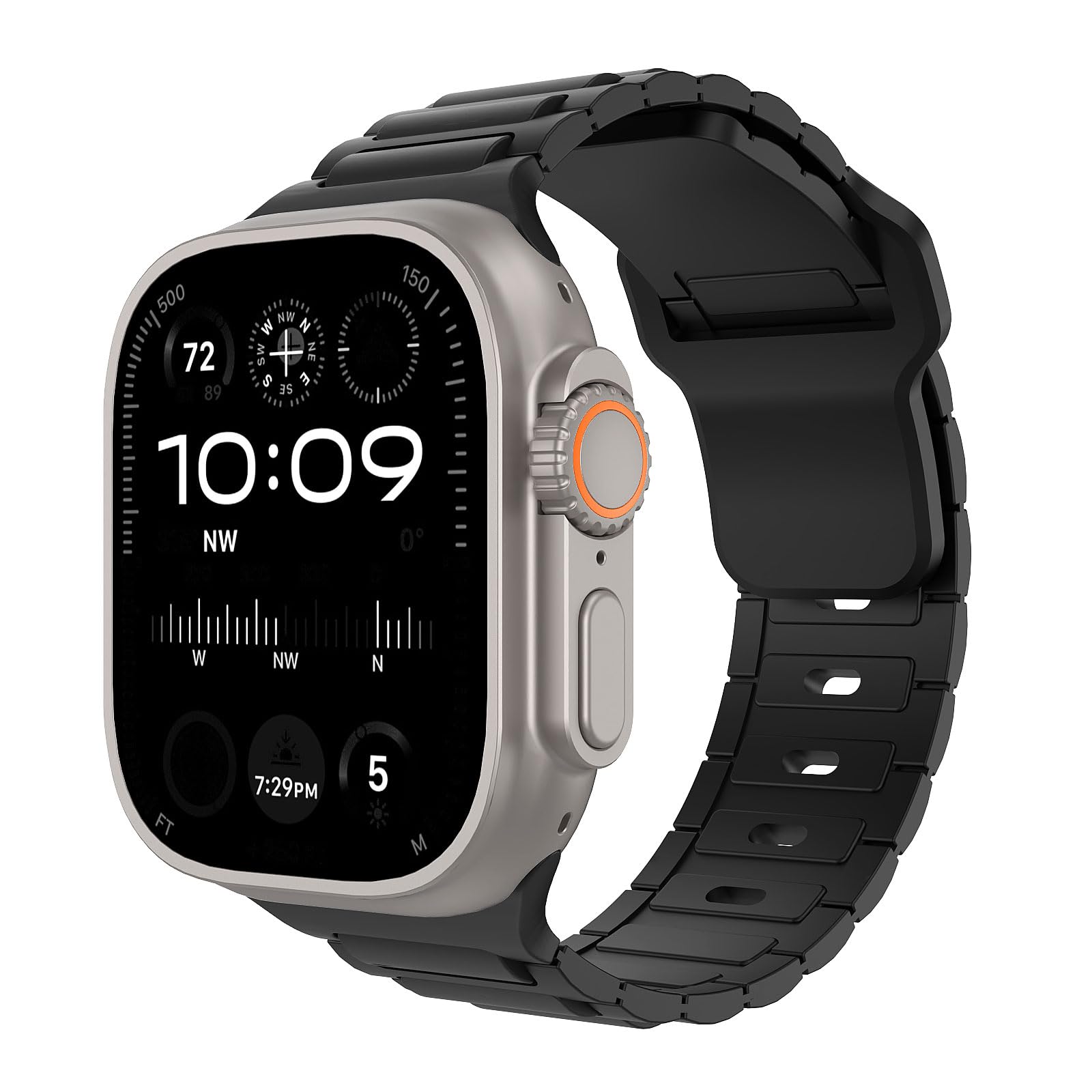 MoKo Cinturino Compatibile con Apple Watch Ultra 2 49mm 46mm 45mm 44mm 42mm per Uomo Donna, Cinturino di Ricambio Sportivi in Silicone per iWatch Apple Watch Serie 10 9 8 7 6 5 SE Ultra 2
