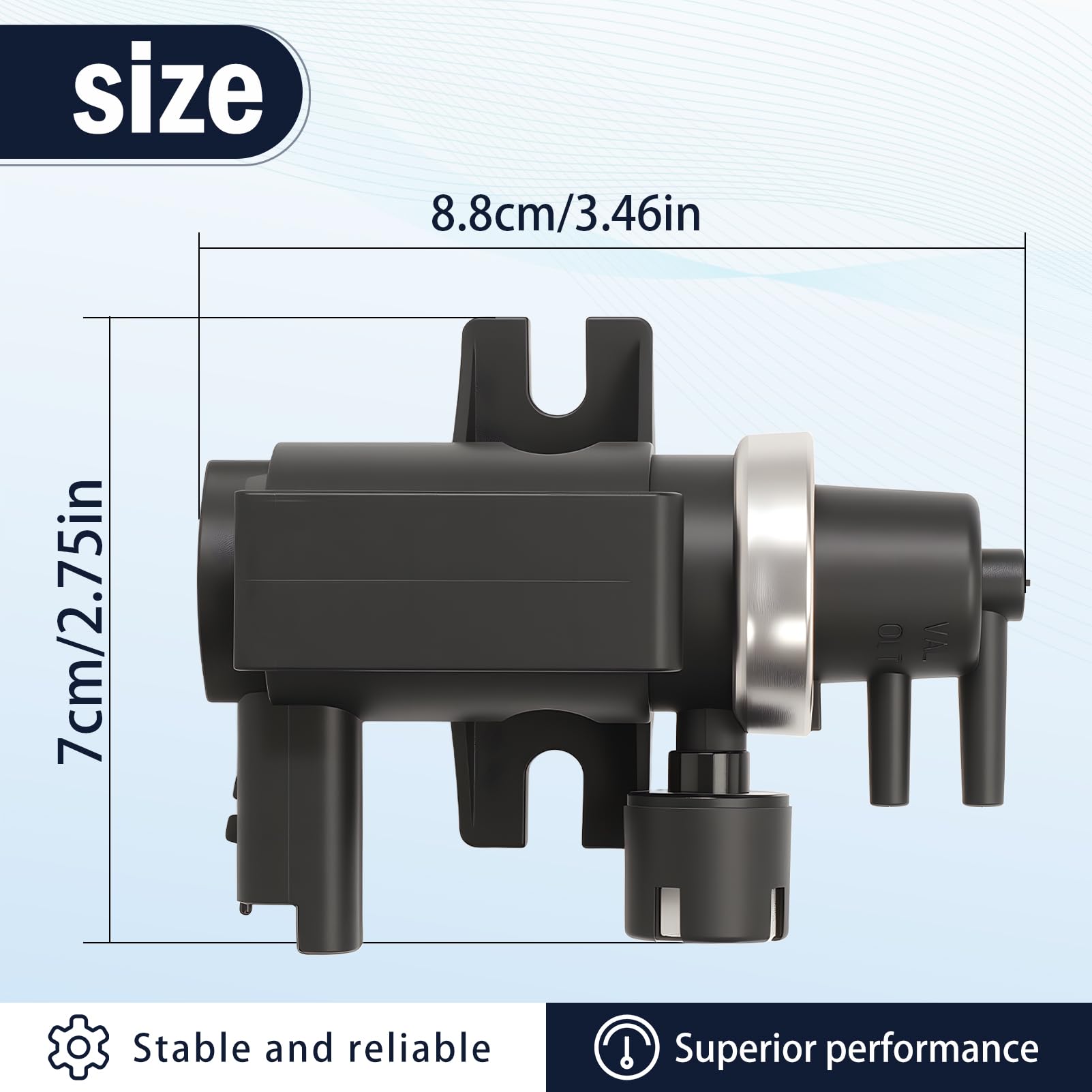 Électrovanne Pression Turbo Compatible 307 308 Jumpy 9641726680 | electrovanne turbo 2S619S468AC 407 508 607 807