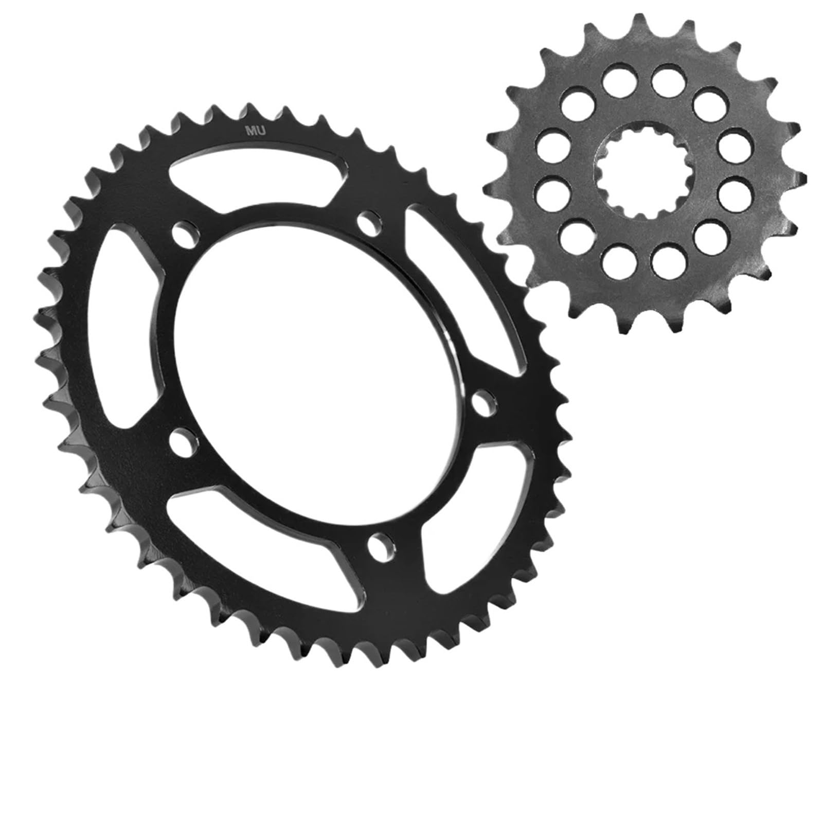 EJUOYO Chain Sprocket Fit For Triumph 955 Sprint RS 2000-2003 955i Daytona 2001 2002 530-19T 530 43T Front Sprocket Gear Wheel(Front and Rear)