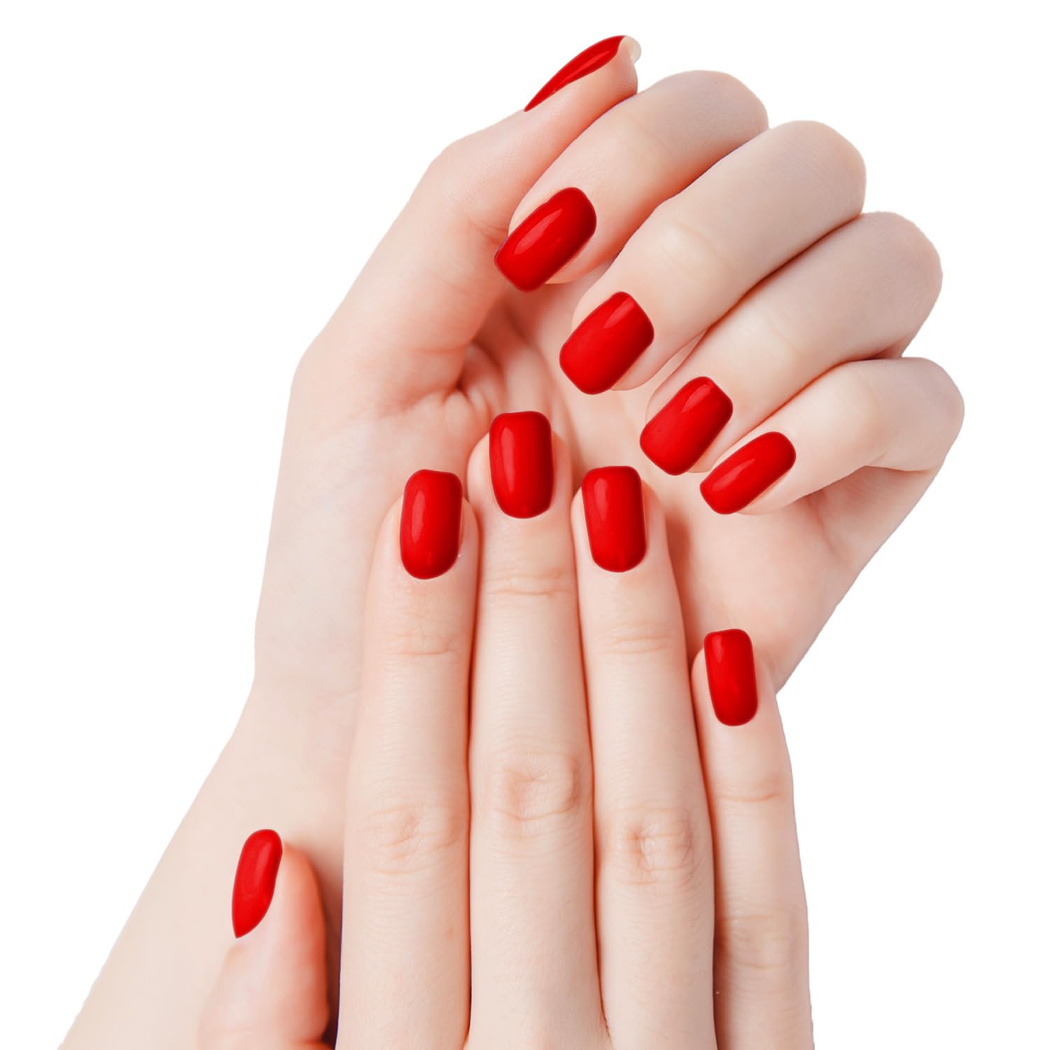 FACES CANADA Ultime Pro Splash Instant Manicure - Paprika | 16 Pcs Press On Nail Extensions | Artificial Fake Nail Set | Long lasting and Durable | Lightweight & Comfortable