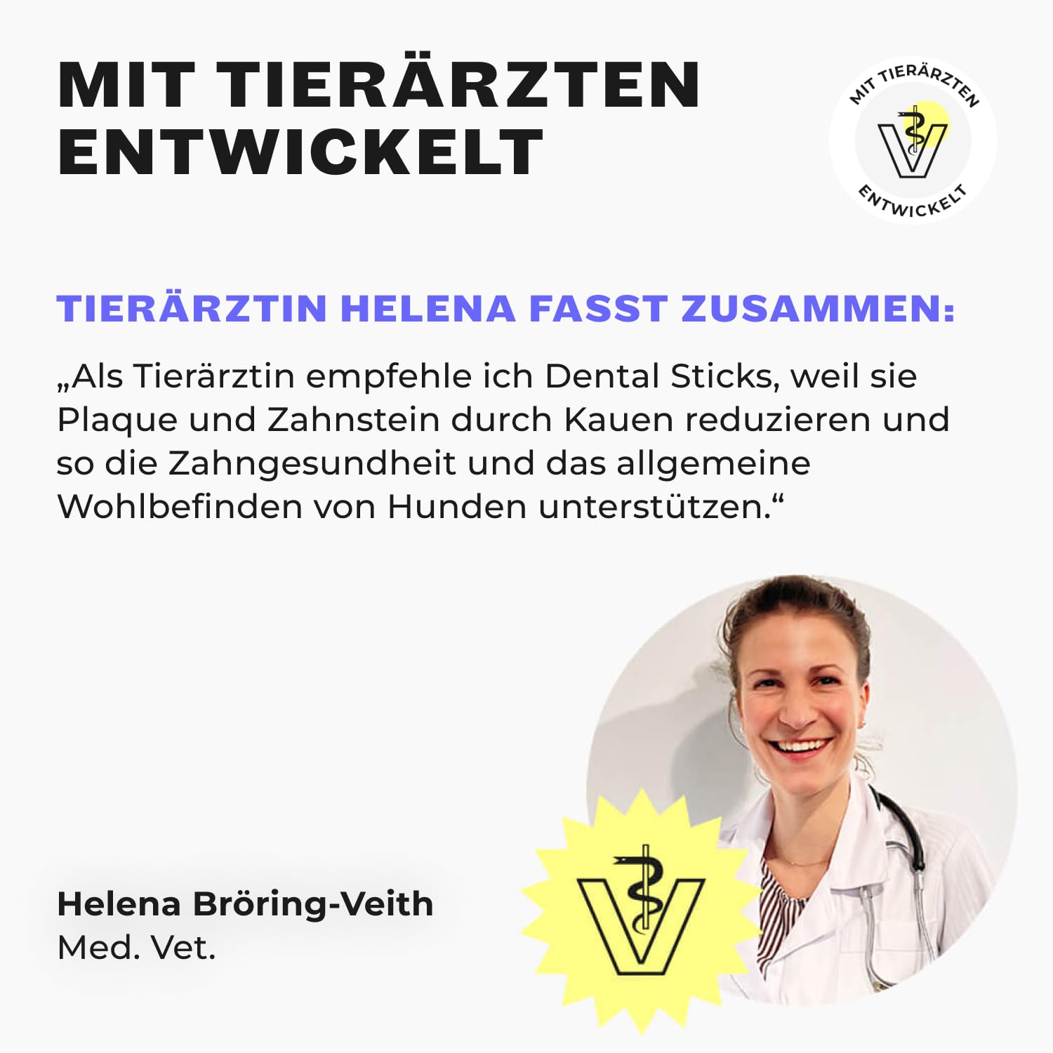 HEY HOLY Dental Sticks für Hunde | 8x180g Hundeleckerli zur täglichen Zahnpflege | Schutz für Zähne & Zahnfleisch | 100% natürliche, getreidefreie Inhaltsstoffe (56 Sticks)