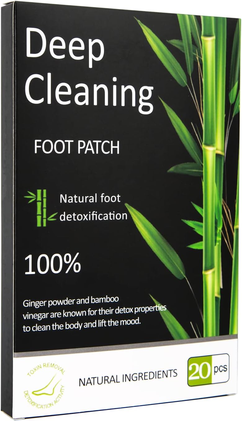 20pcs Bamboo Foot Patch,Natural Bamboo Foot Pads Amazon.ca Health