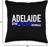 Vista 4 de Adelaide Gifts Adelaide Australia - Almohada (16.0 x 16.0 in), multicolor