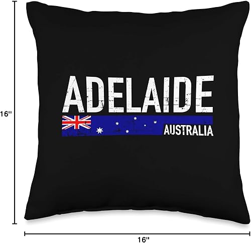 Miniatura 4 de Adelaide Gifts Adelaide Australia - Almohada (16.0 x 16.0 in), multicolor