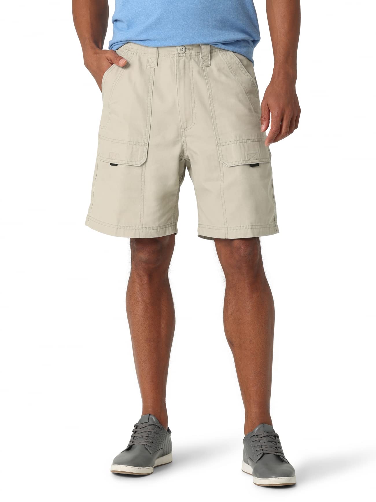 Wrangler Men's Big-Tall Authentics Utility Short, Fossil Rock, 46