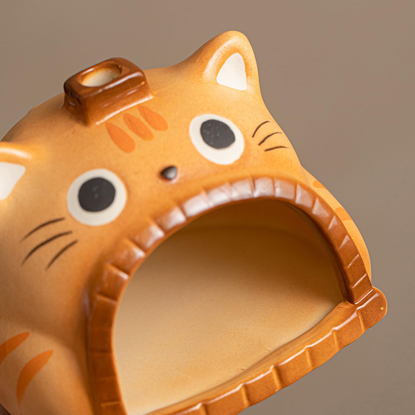 Bruciaincensi in Ceramica a Forma Gatto Vassoio Portaincensi Santo in Legno Caminetto per Appassionati Aromaterapia e Decorazioni per la Casa Bruciaincensi in Ceramica Meditazioni Incensieri