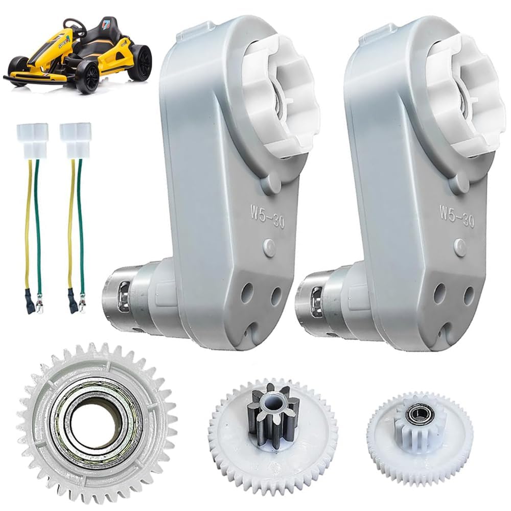 2PC 24V RS775 Motor Gearbox for Kids Electric Ride On Cars Motor Upgrade