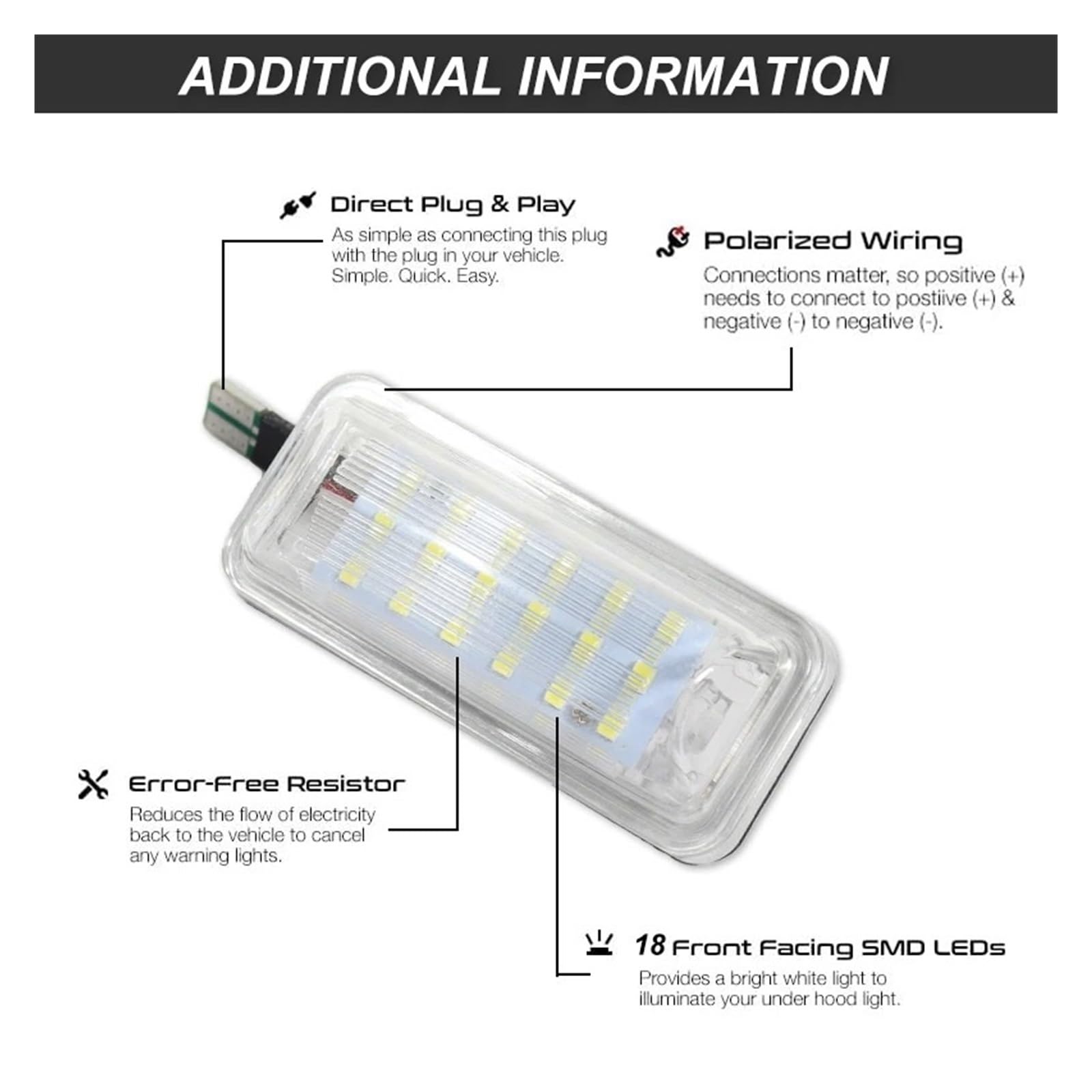 Luci Targa Per Toyota 86 Per Scion FR-S 2013 2014 2015 2016 2017 2018 2019 2020 2021 OEM-Fit Xenon LED Bianco Luce Targa