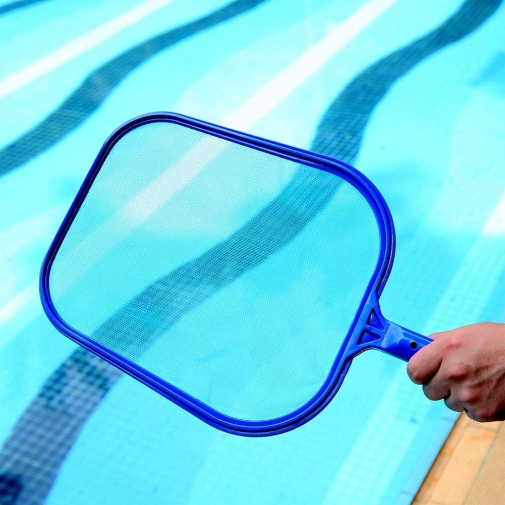 Zwembadreiniger Fish Pond Skimmer Net Zwembad Cleaning Leaf Skimmer Mesh Frame Net for het Schoonmaken Zwembad/salvage Pool Water Garbage (Color : B without rod