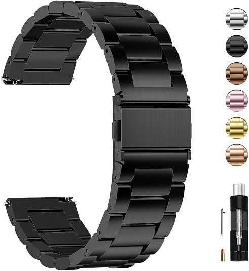 Fullmosa 4 Colores para Correa Metálica de Reloj de Liberación Rápida