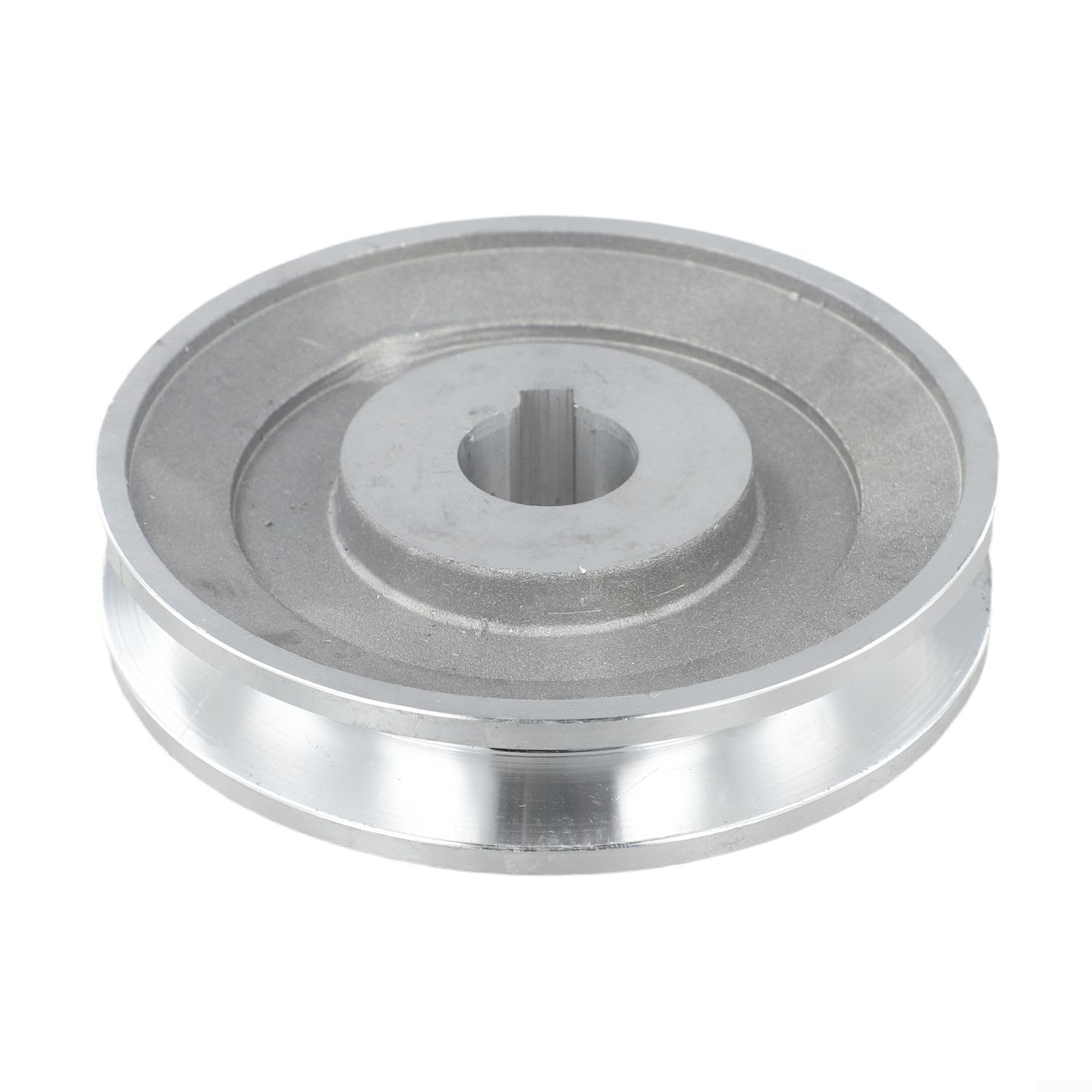 Poulie de moteur en aluminium de type A, 100 mm de diamètre pour compresseurs d'air, compatible avec les diamètres intérieurs de 19 mm et 24 mm (97 x 19)