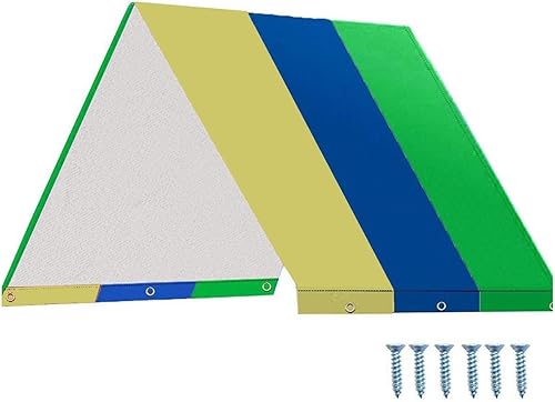 Juego de lona de repuesto para columpios, 52 x 89 pulgadas, impermeable, para patio de juegos, cubierta de techo para patio trasero, toldo de
