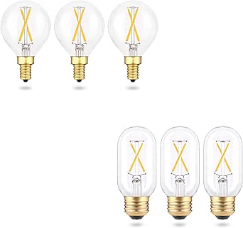 Ampoule LED Dimmable G16.5 - Culot E12 - Équivalent 40W - 2700K - 400 Lm - Pour Lustres Et Appliques