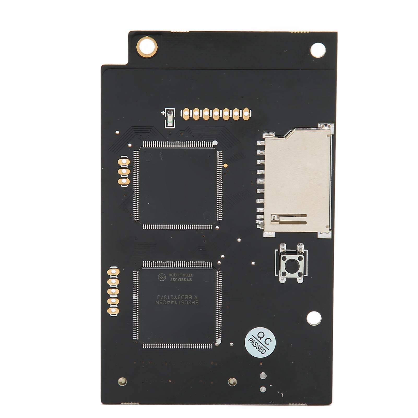 Fabater Kit Scheda di Simulazione unità Ottica, Supporto per Scheda Interamente in Metallo Due Dissipatori di Calore Kit V5 15b per DC, Modulo di Simulazione unità Ottica di Gioco con di Memoria da