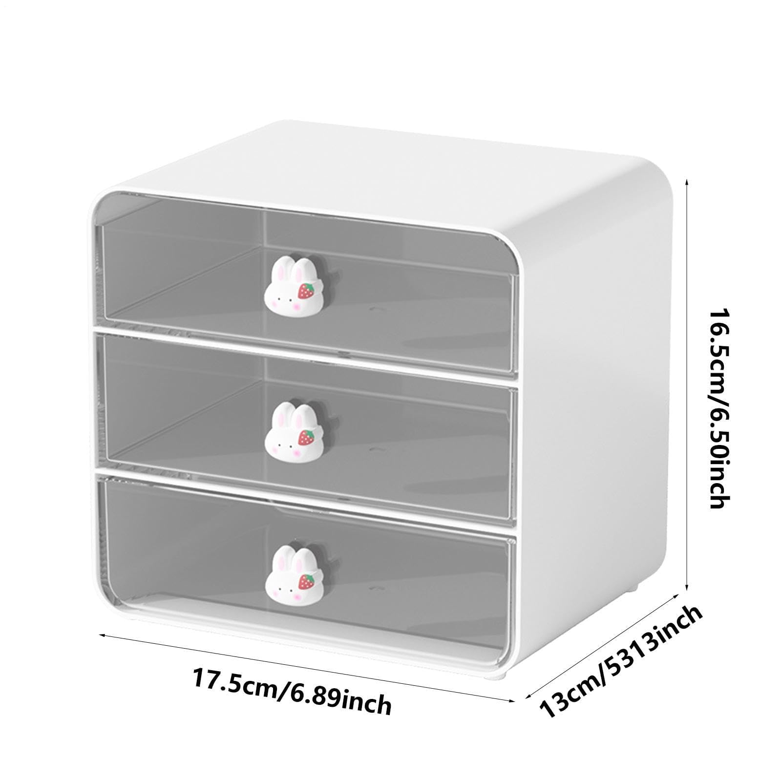 Scatola organizer da scrivania, cassetto impilabile, design durevole per trucchi e forniture per ufficio, organizer compatto multi-cassetto